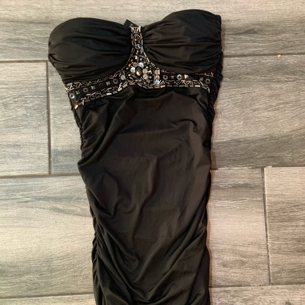 Black bodycon mini dress New with Tags